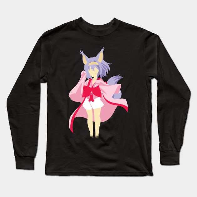 Anime Cat Girl Long Sleeve T-Shirt by MimicGaming